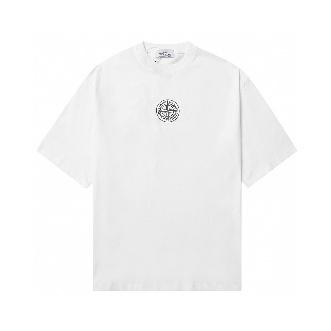 Stone Island White T-shirt