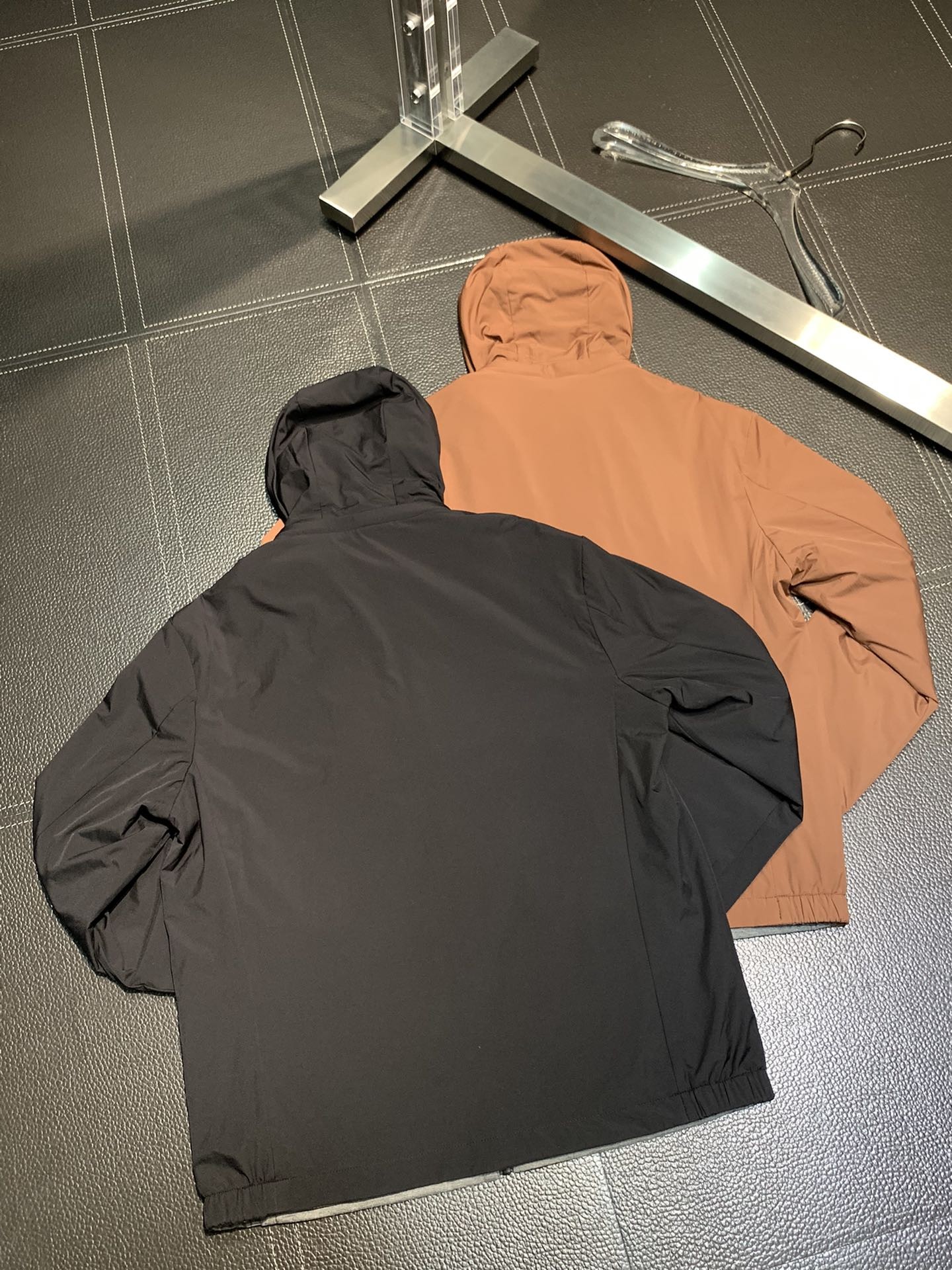 Zegna Hooded reversible jacket