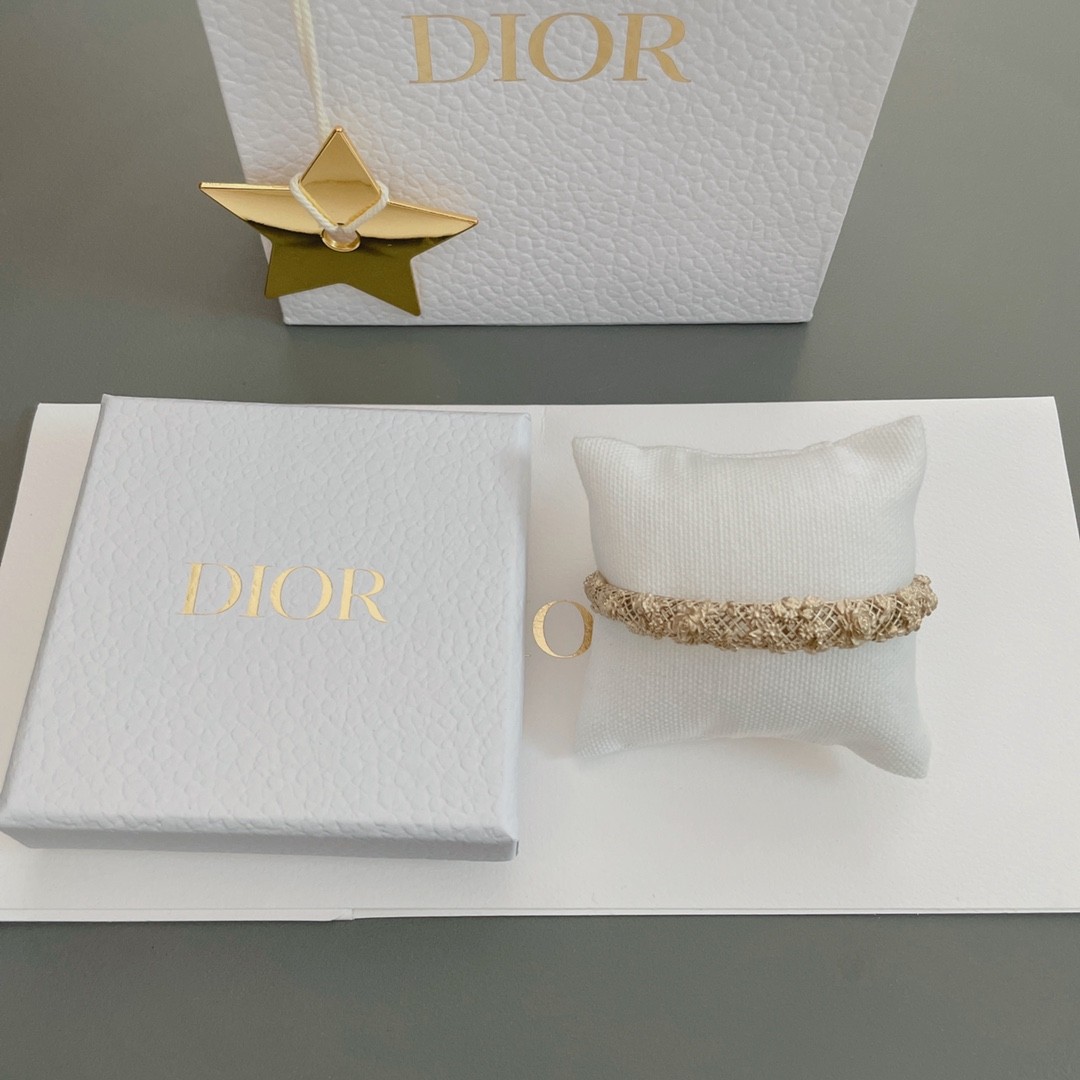 Dior cutout open bracelet