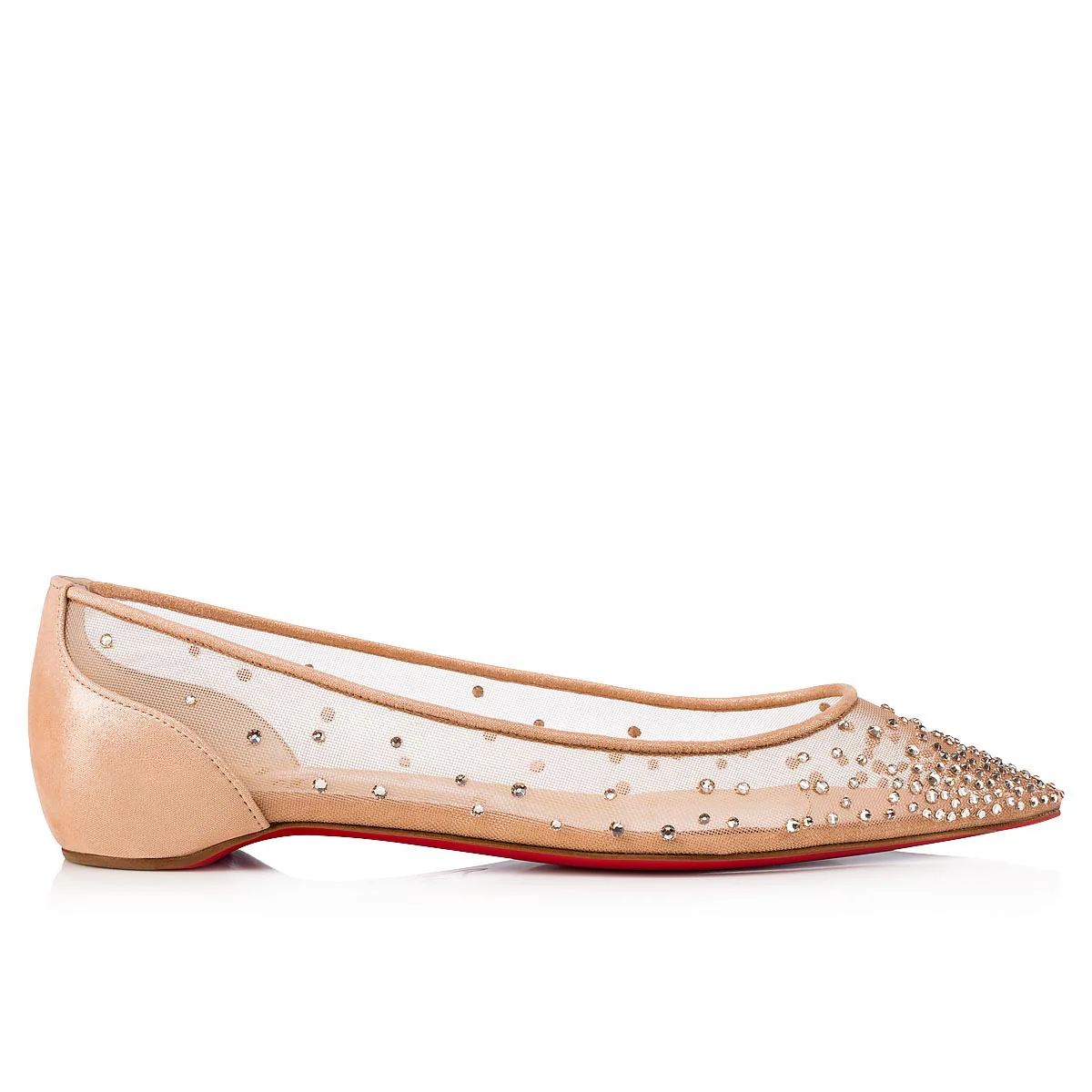 Christian Louboutin Shoes Follies Strass Flats