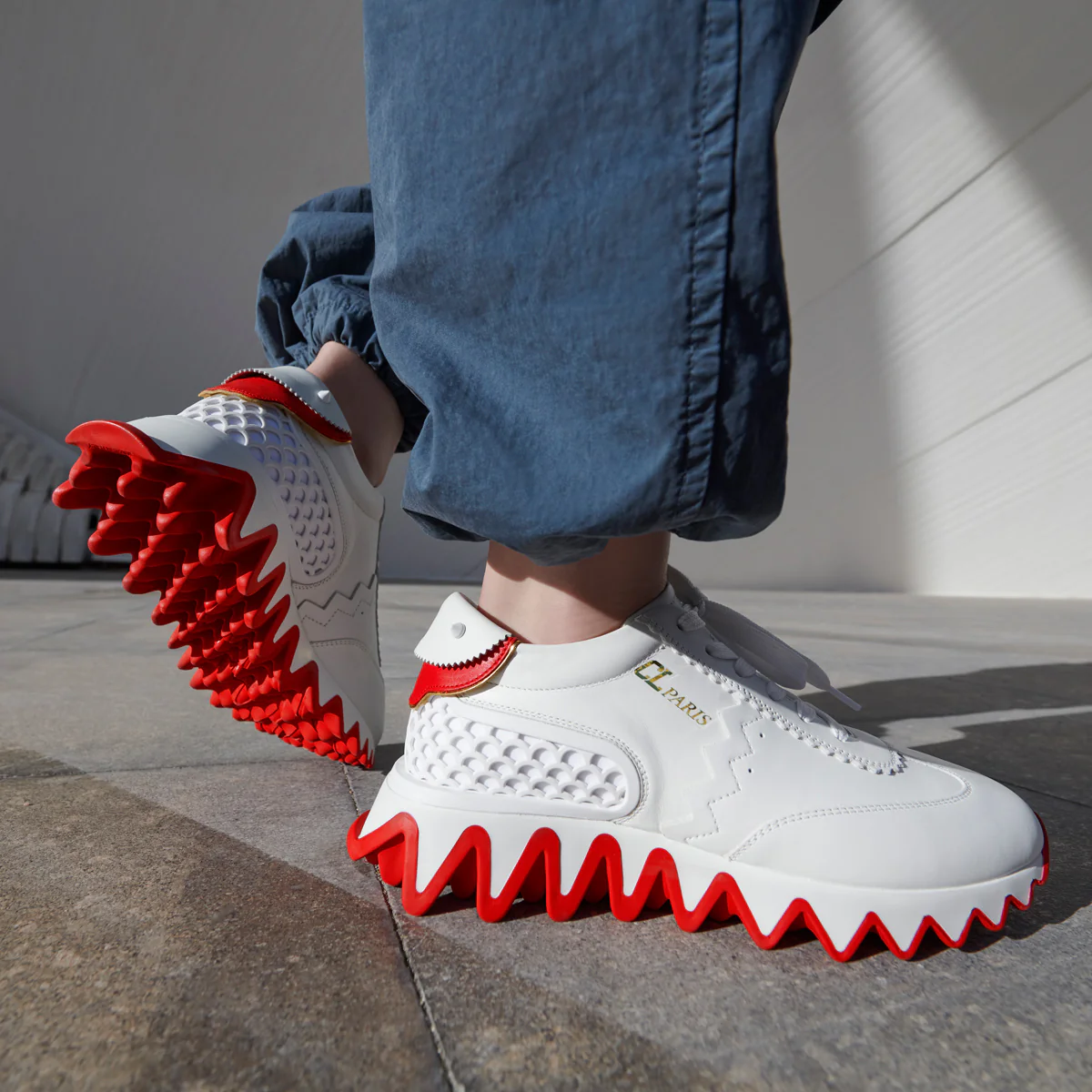 Christian Louboutin Shoes Loubishark Woman Sneaker