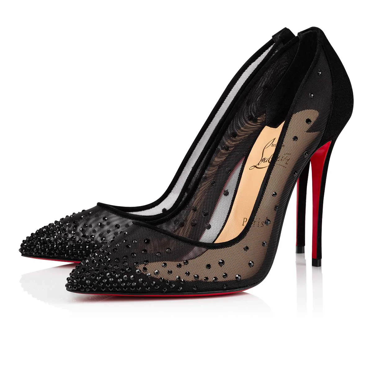 Christian Louboutin Shoes Follies Strass High Heels Pumps
