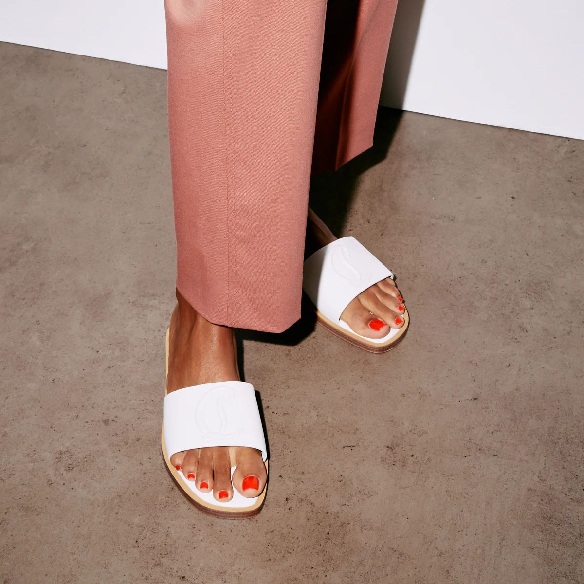Christian Louboutin Shoes Cl Mule Sandals Slides