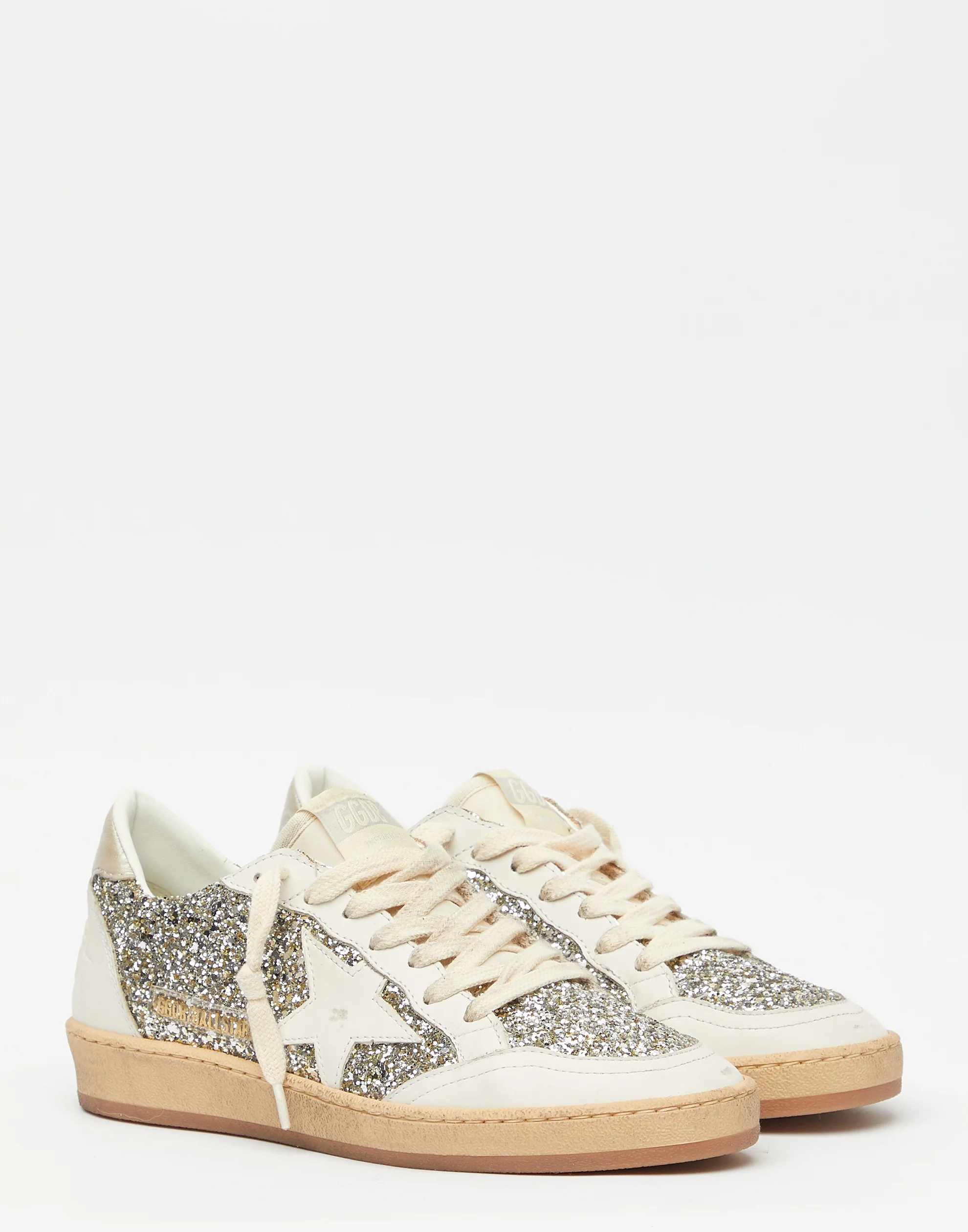 Golden Goose GGDB Platinum Glitter Ball Star Sneakers Women Men
