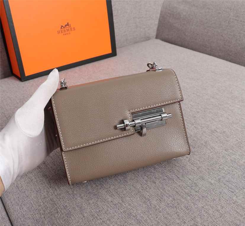 Hermes Verrou clutch bag replica