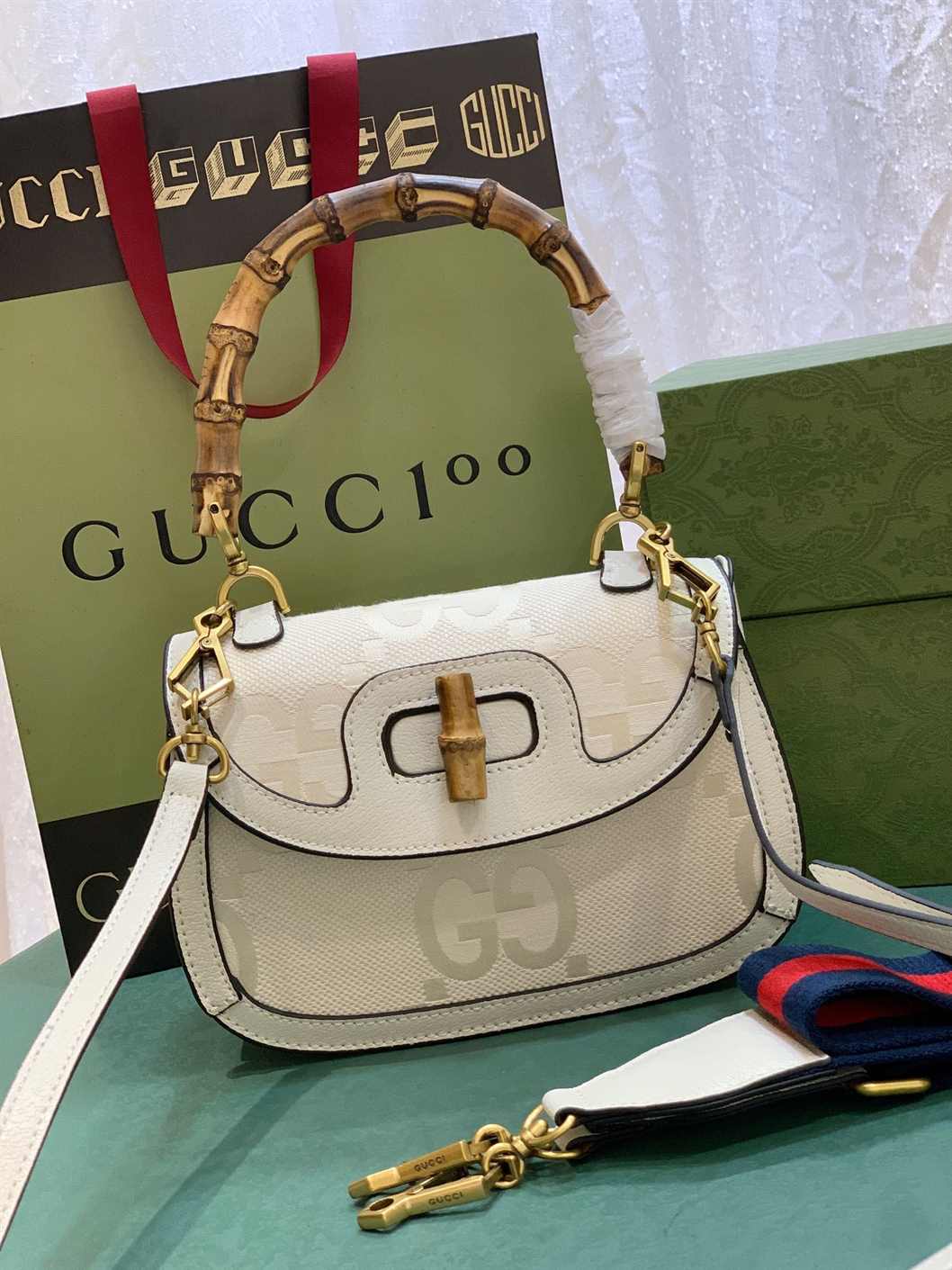Gucci Bamboo 1947 Small Shoulder Bag replica