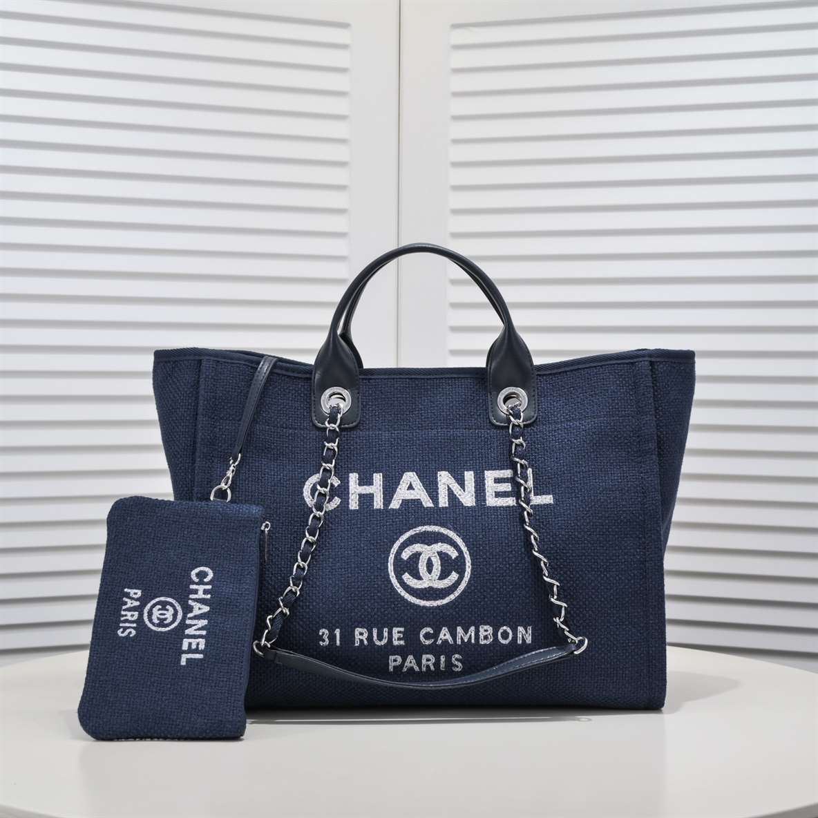 CHANEL  Medium Deauville Tote bag replica