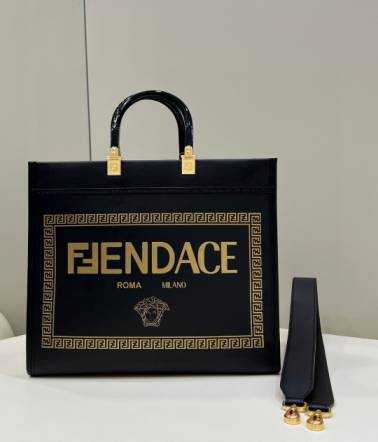 FENDACE LOGO SUNSHINE LARGE TOTE BAG-Original replica