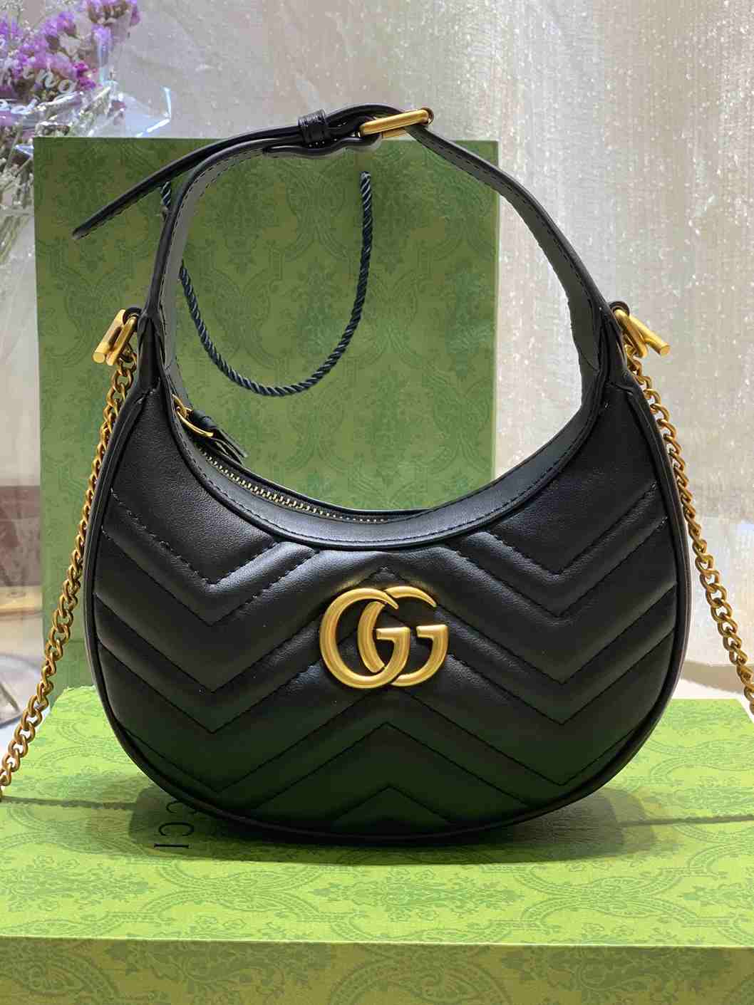 Gucci GG Marmont half-moon replica