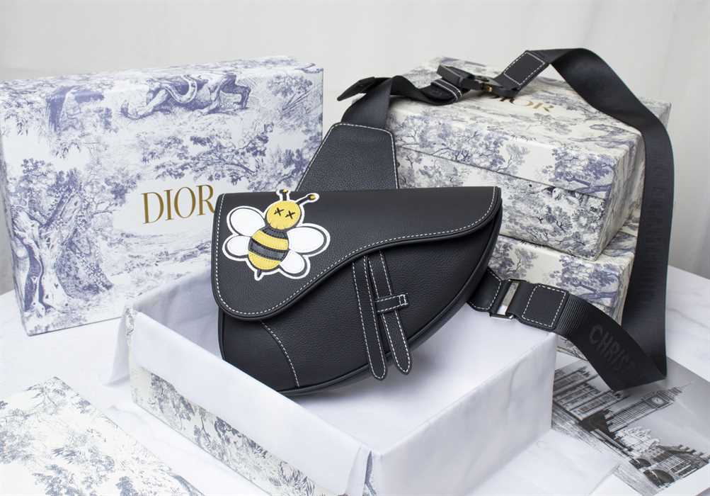DIOR X KAWS Saddle Bag replica