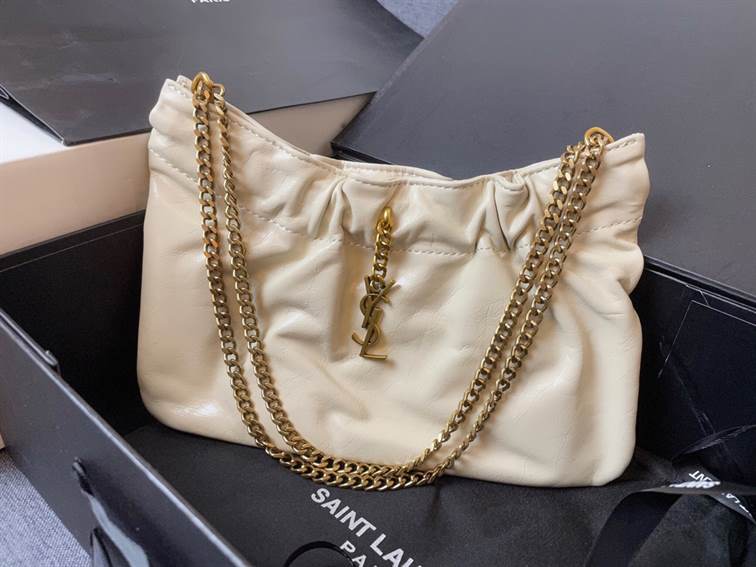YSL Pac Pac Ruched Hobo replica