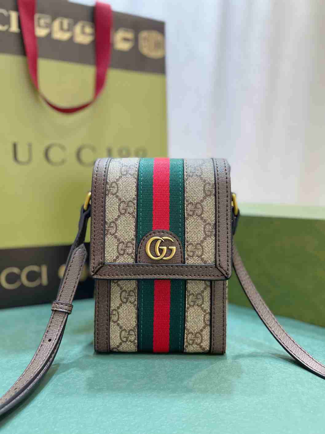 Gucci Ophidia Top Handle Mini Bag replica