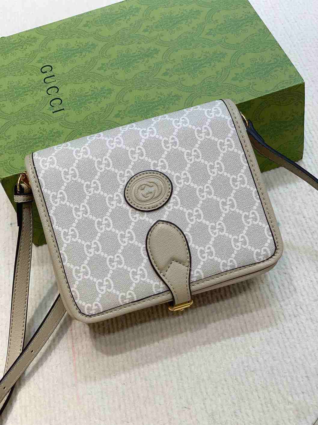 Gucci Mini shoulder Bag with Interlocking G replica