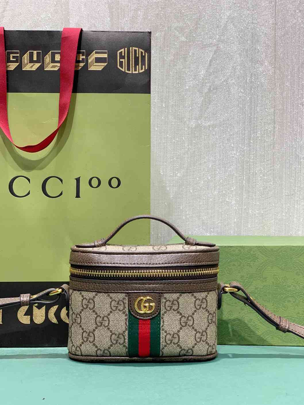Gucci Ophidia GG Top Handle Mini Bag replica