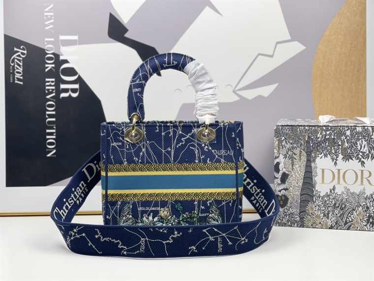 Dior Medium Lady-D Lite Constellation Pattern replica
