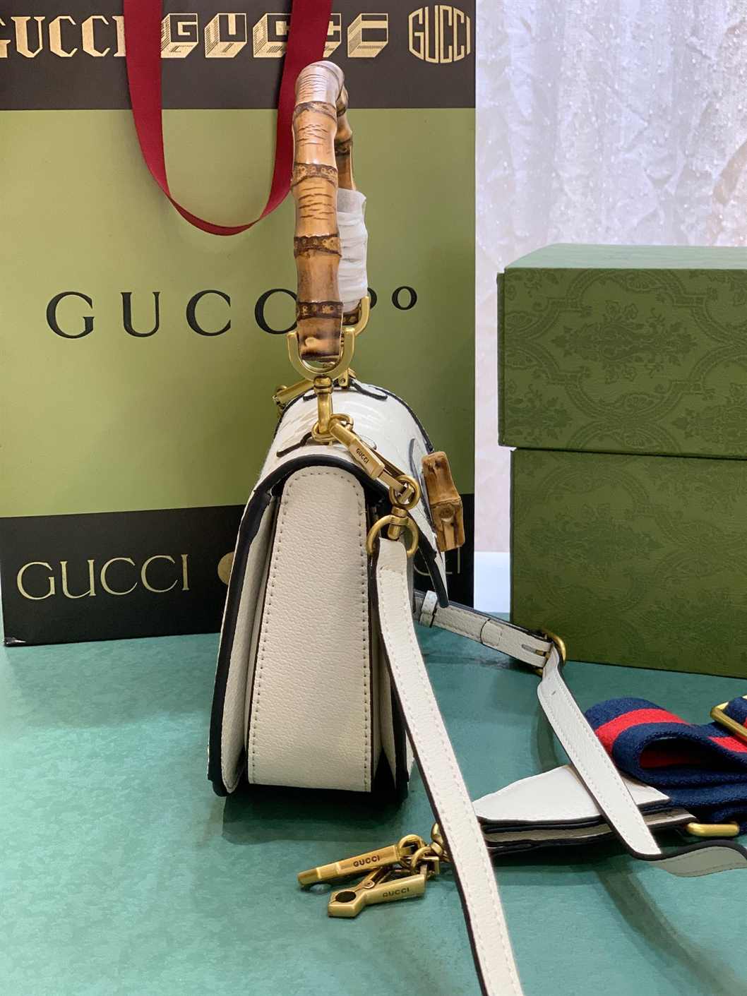 Gucci Bamboo 1947 Small Shoulder Bag replica