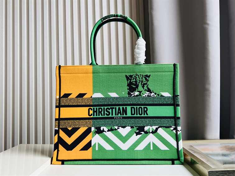 Dior Medium Book Tote Animal Pattern replica