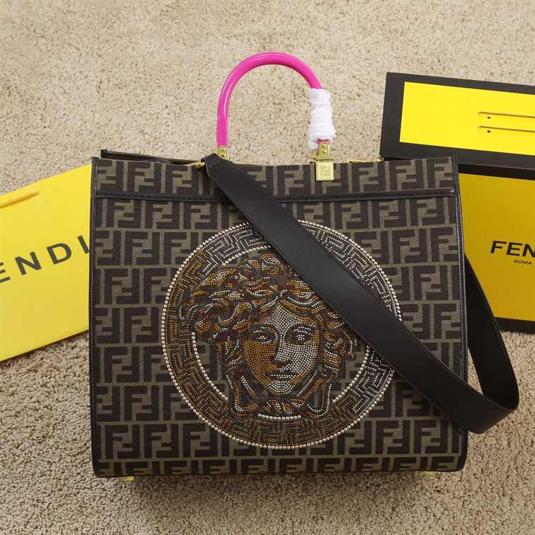 FENDACE SUNSHINE LARGE TOTE BAG replica