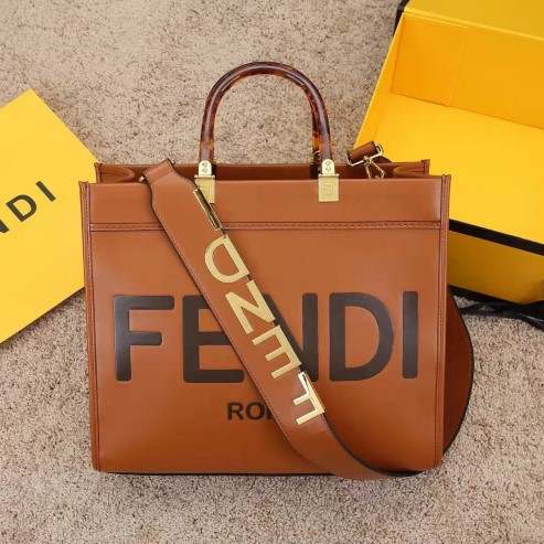 Fendi Sunshine Medium Leather tote bag replica