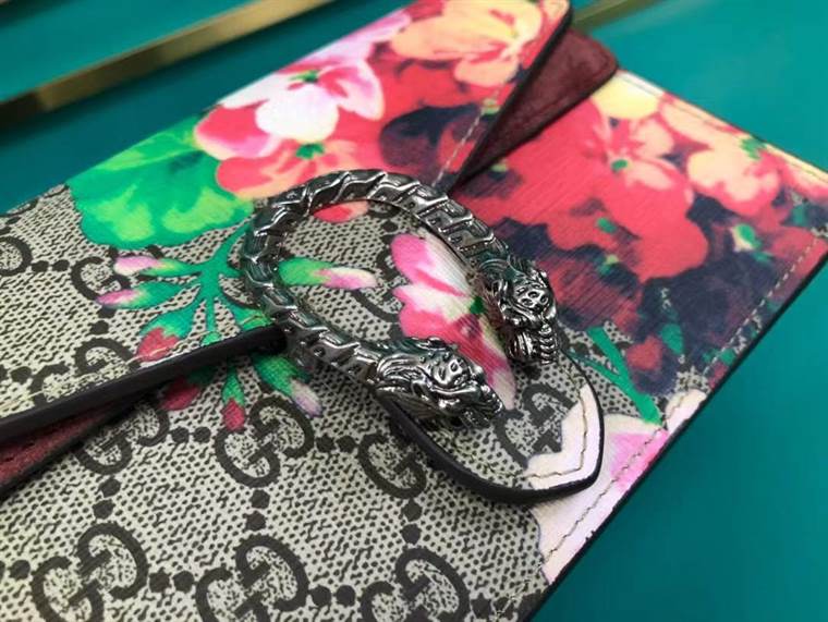 Gucci Dionysus Bag Blooms Print GG Coated Canvas replica