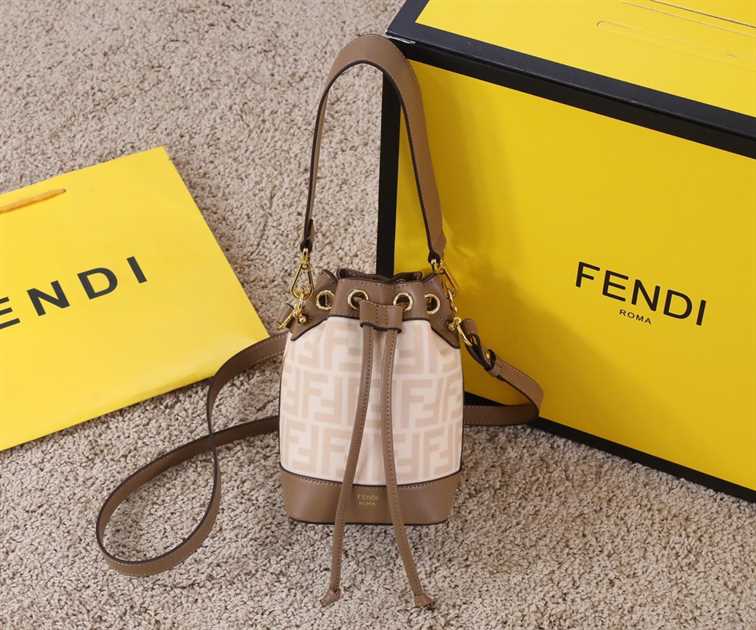 Fendi Mon Tresor Leather Mini-Bag With FF Print replica