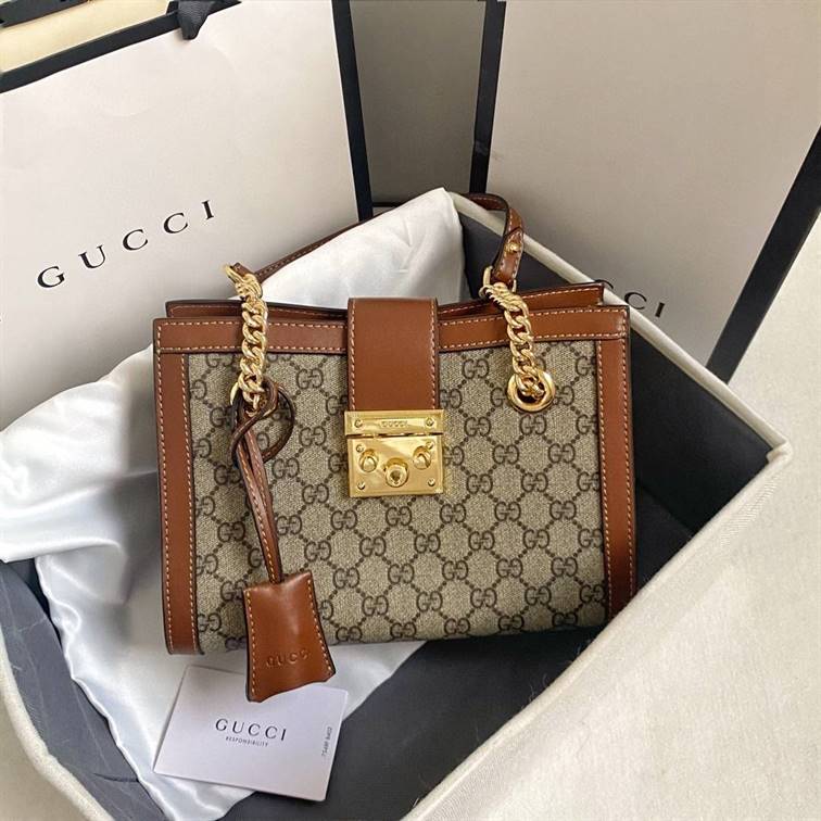 Gucci Small GG Supreme Padlock Shoulder Bag replica