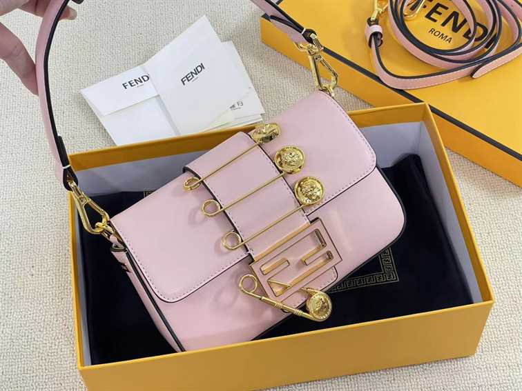 FENDACE Brooch Mini Baguette Smooth Leather replica