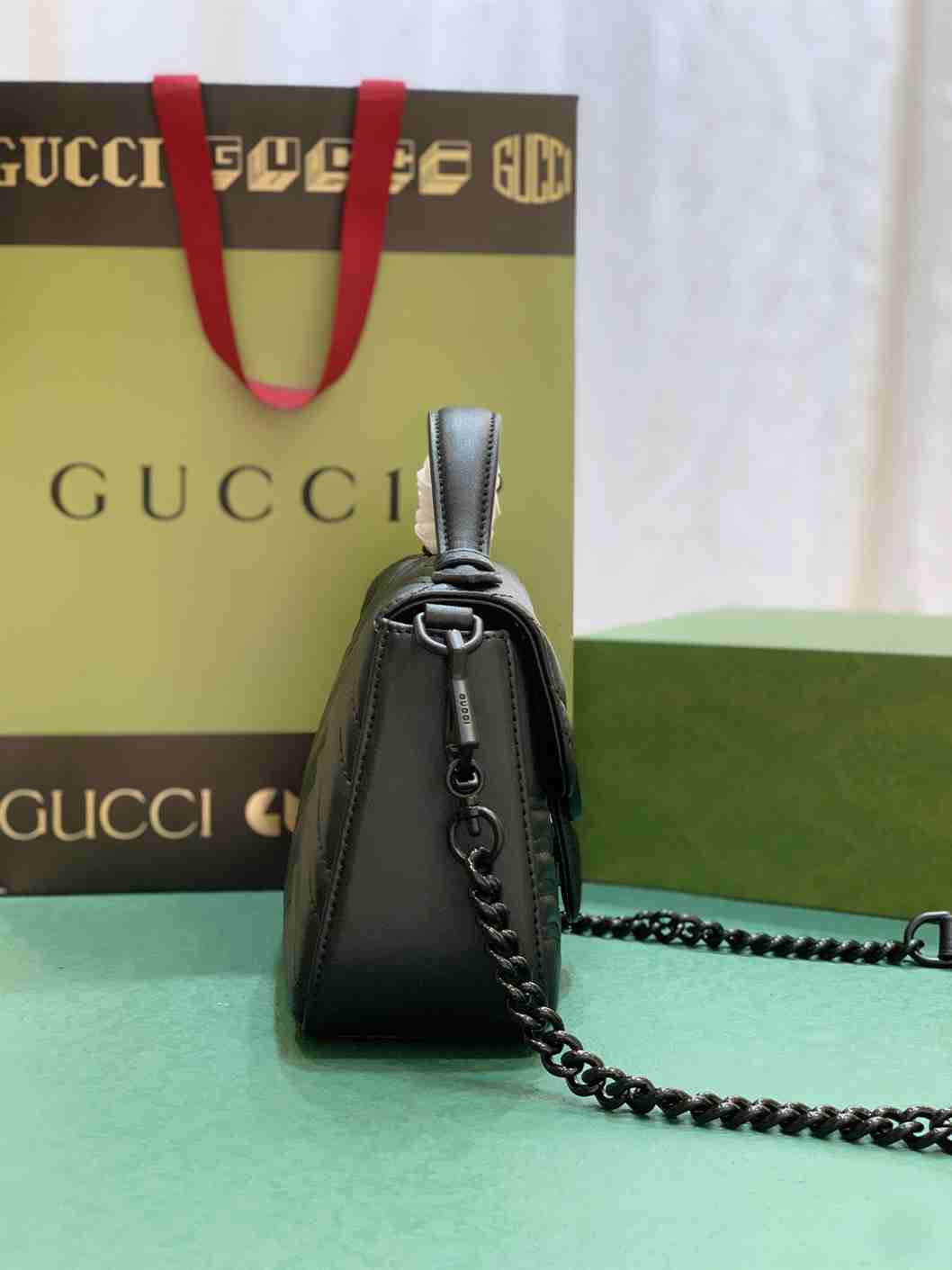 Gucci GG Marmont Mini Top Handle Bag replica