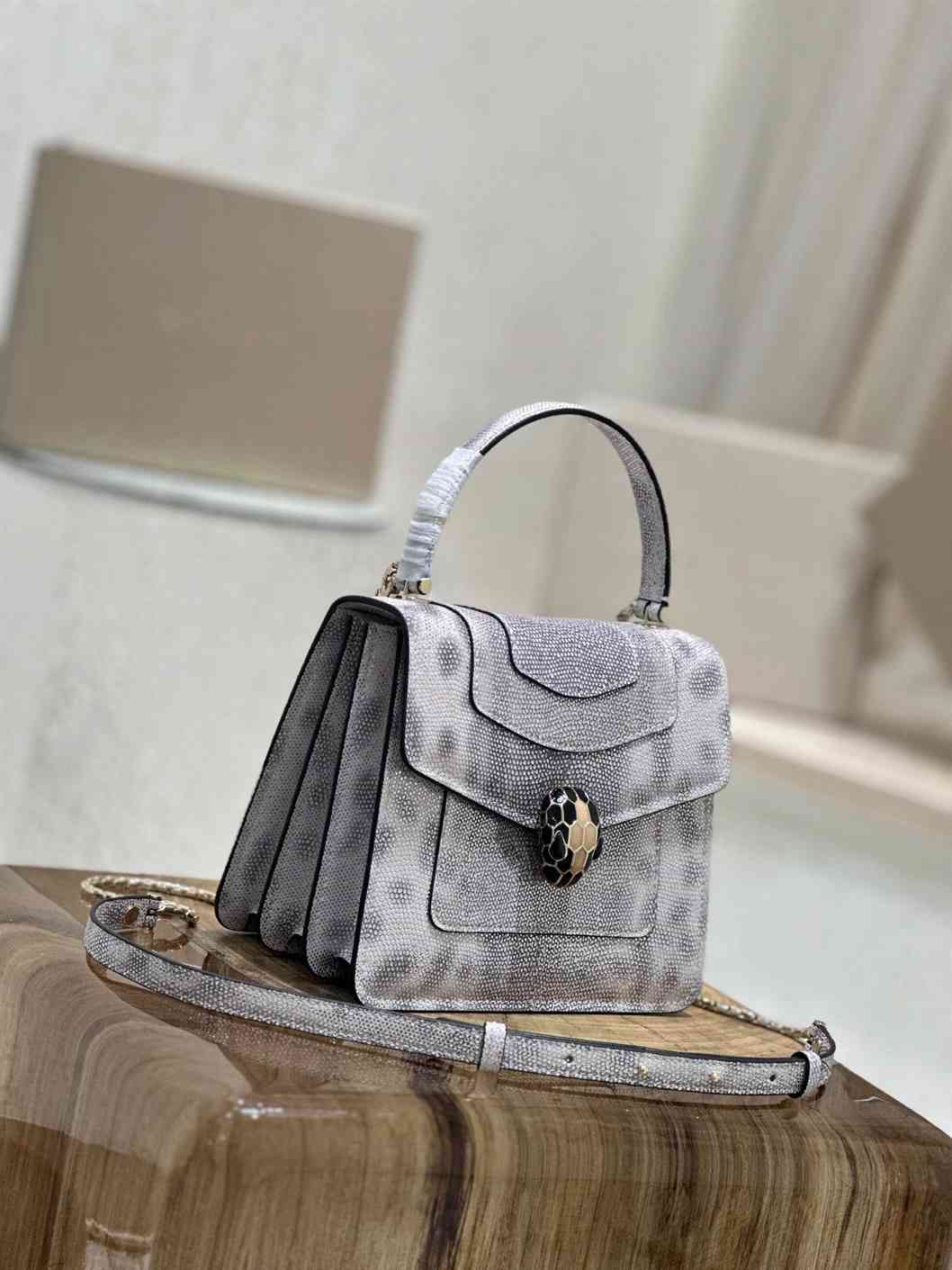 Bvlgari SERPENTI FOREVER TOTE Snake Skin-Original replica