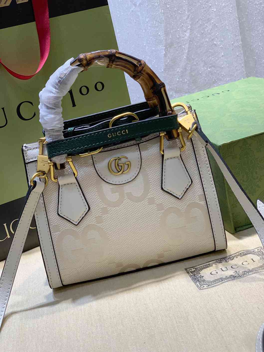 Gucci Diana Mini Jumbo GG Tote Bag replica
