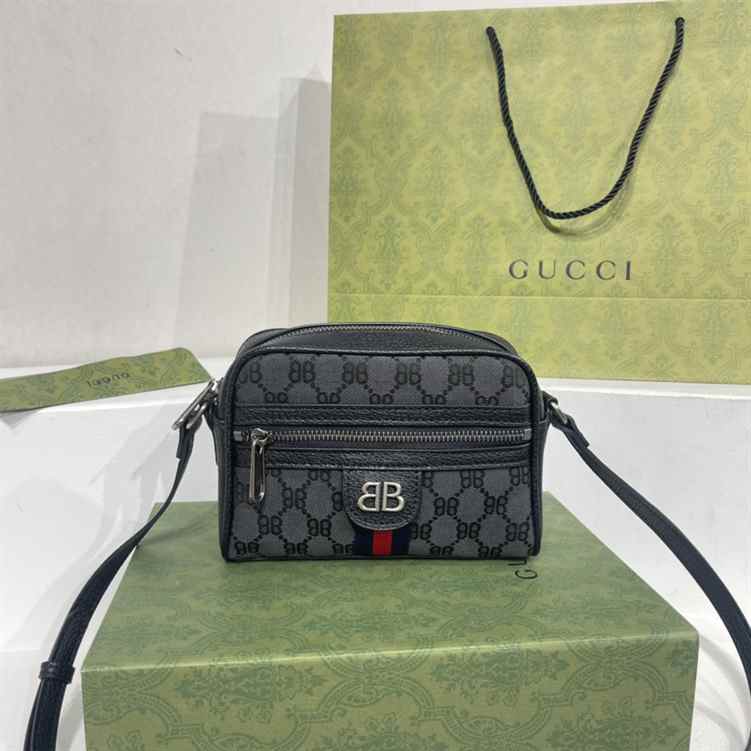 GUCCI X BALENCIAGA BB Supreme Monogram Mini Shoulder Bag replica