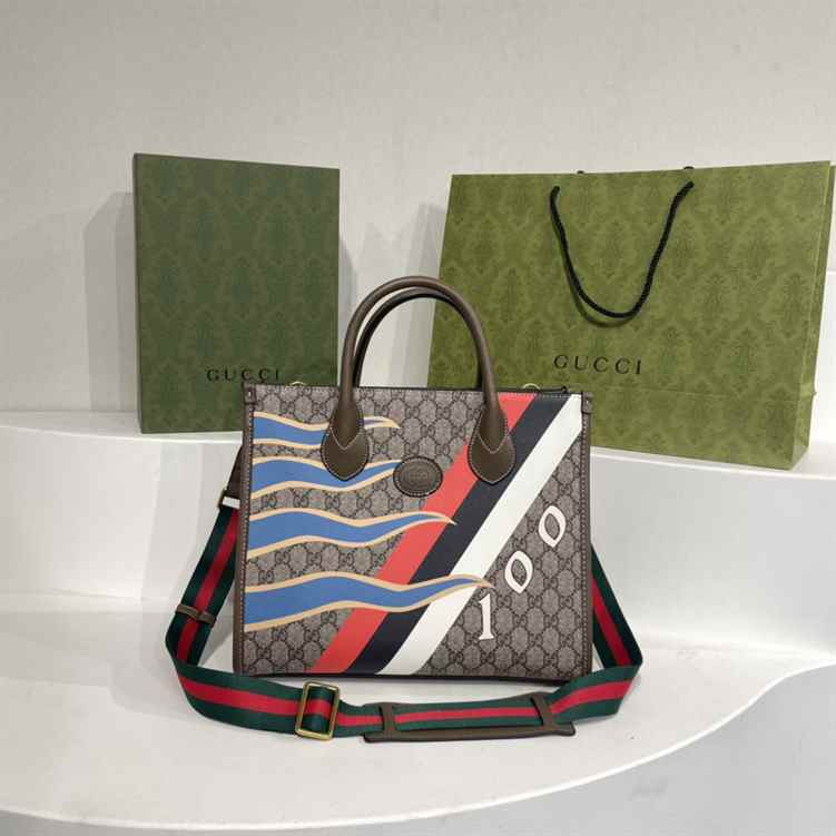 Gucci Small Tote With Geometric Print replica