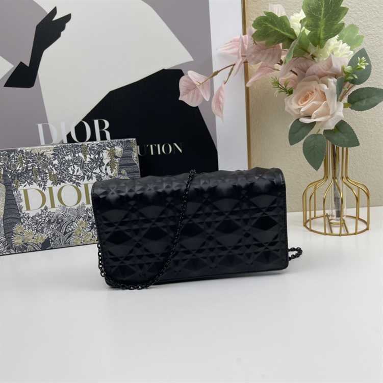 Dior LADY DIOR POUCH  Diamond Motif replica