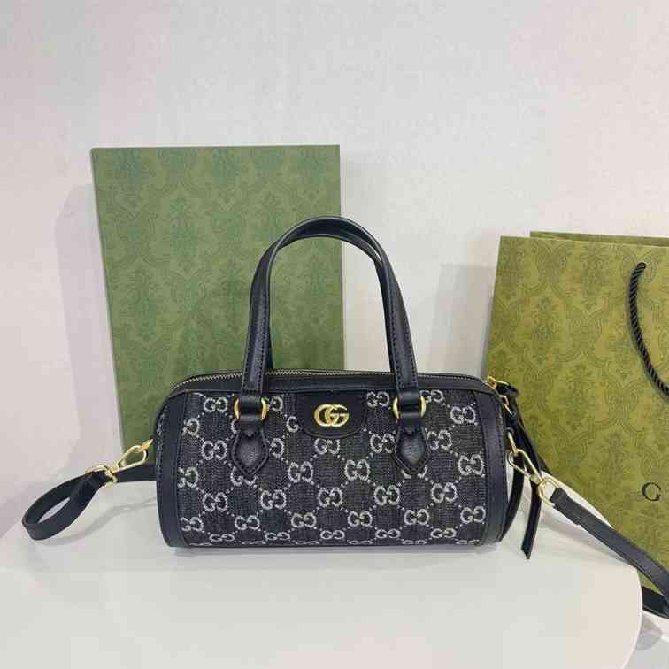 GUCCI Monogram Denim Small Ophidia Bag replica