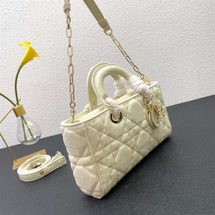 Dior Lady D-Joy Bag Cannage Denim replica