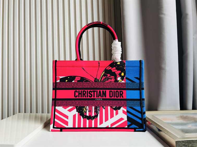 Dior Small Book Tote Animal Pattern replica