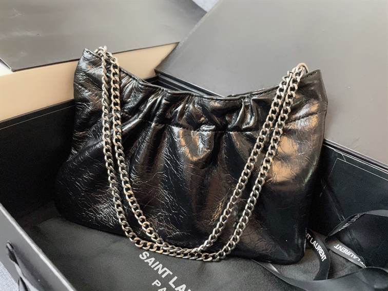 YSL Pac Pac Ruched Hobo replica