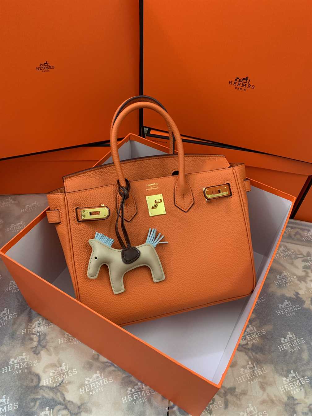 Hermes Togo Leather Gold Hardware Birkin 30 Bag replica