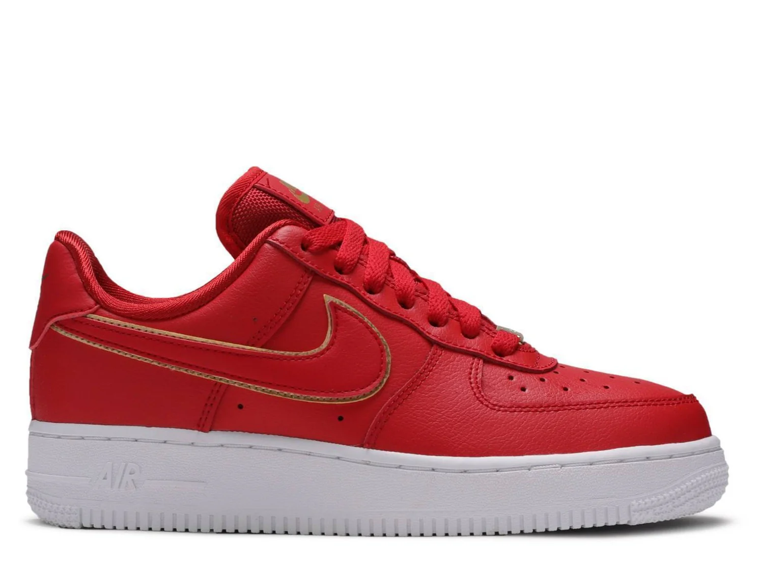 Réplica AIR FORCE 1 LOW RED GOLD SWOOSH Nike Sneaker