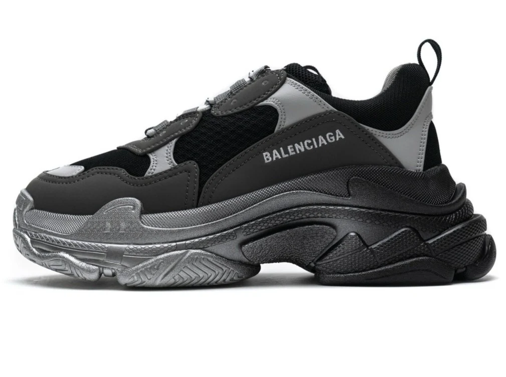 Réplica BALENCIAGA TRIPLE S SILVER DEGRADED