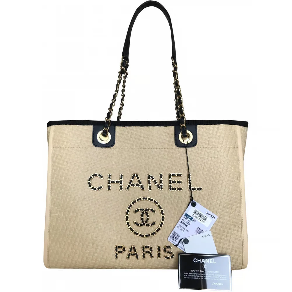 CHANEL DEAUVILLE LARGE TOTE