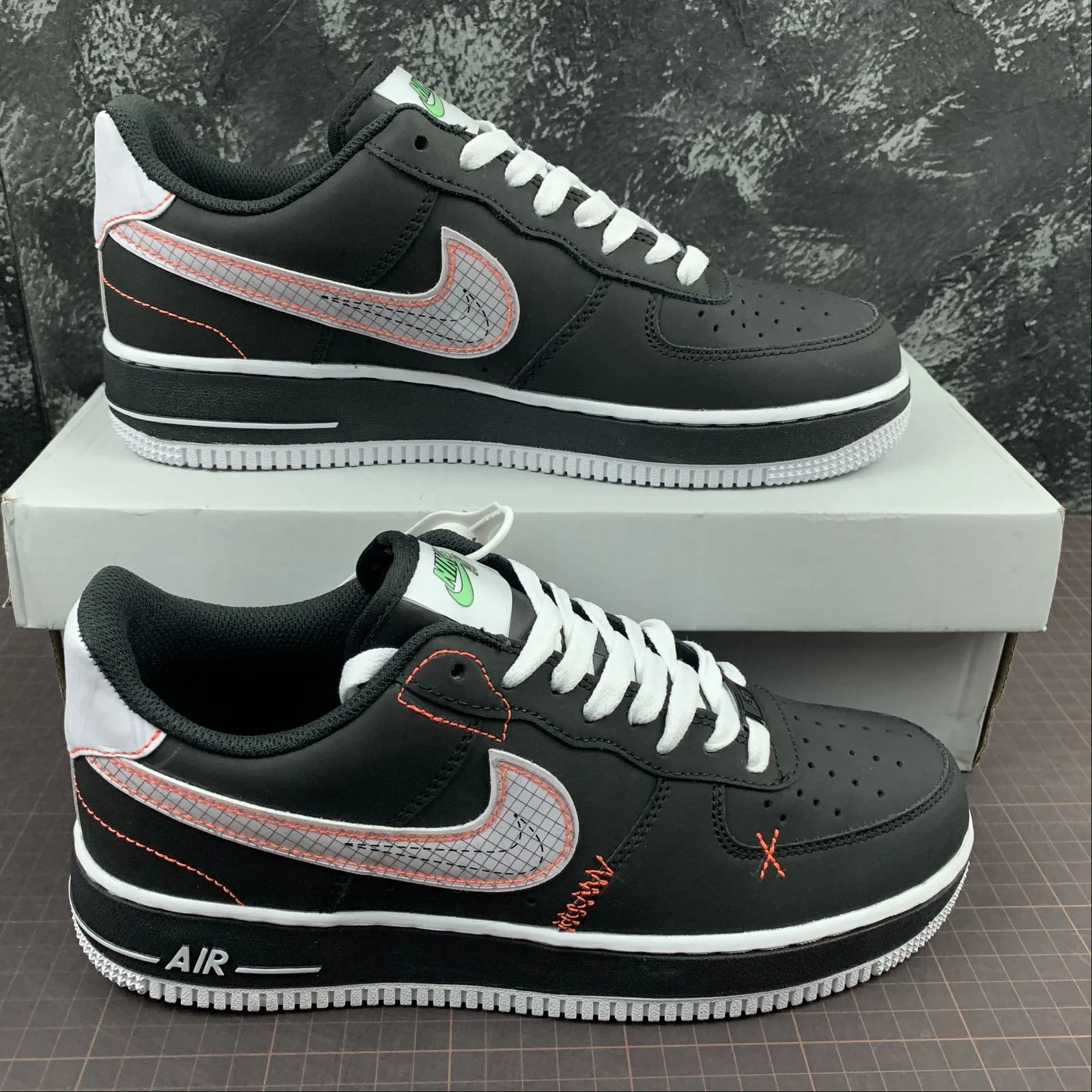 Réplica AIR FORCE 1 BLACK GRIND Nike Sneaker