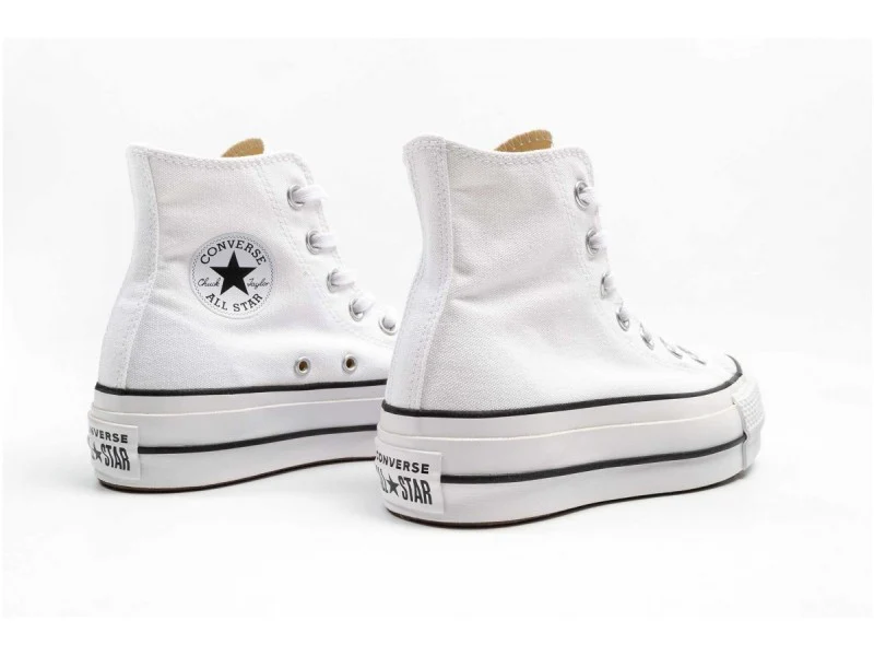 Replica All Star WHITE PLATFORM Converse Shoes