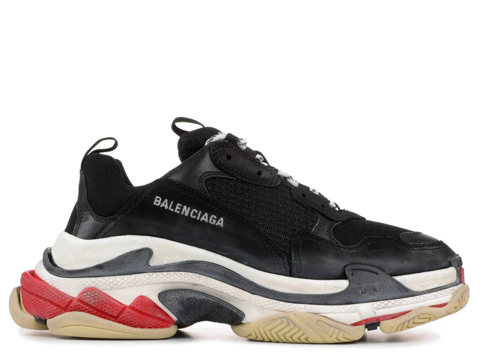 Réplica BALENCIAGA TRIPLE S BLACK RED