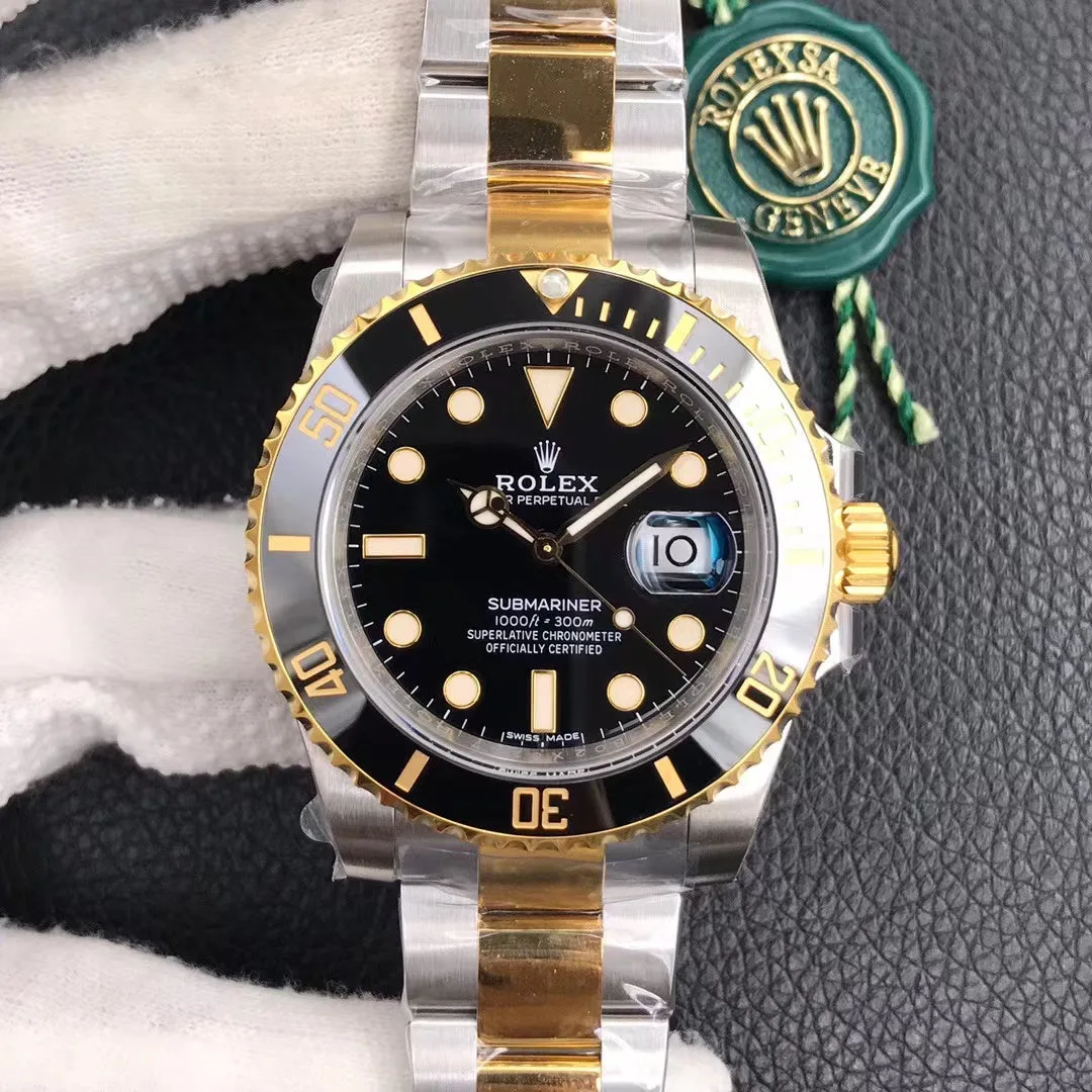 Rolex Submariner Date Gold Automatic Men s Watch 116613LN