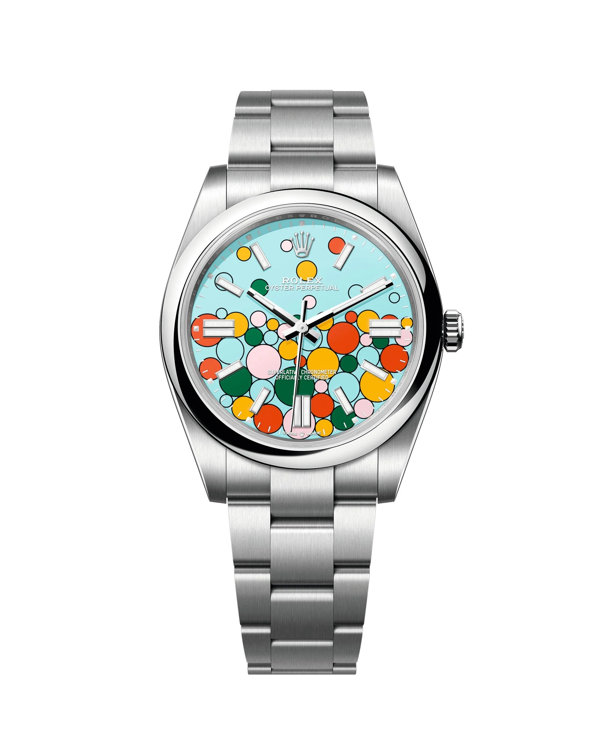 Rolex Oyster Perpetual 124300 Steel Turquoise Dial