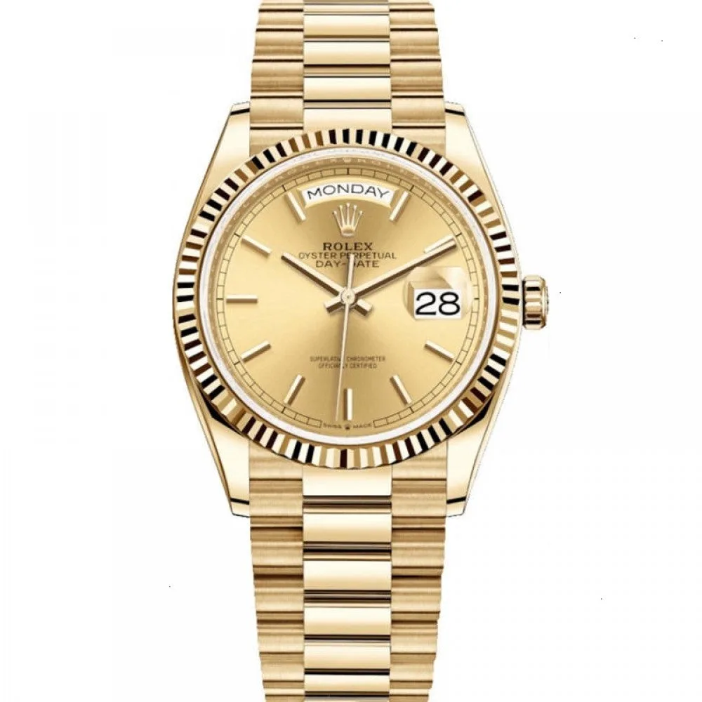 Rolex DAY-DATE Dial Automatic Men s Watch 128238