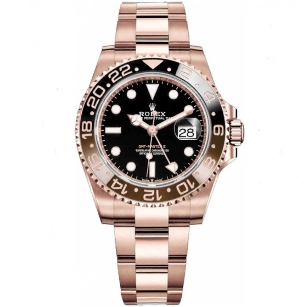 Rolex GMT MASTER II Black DIAL 126715CHNR Automatic Men s Watch