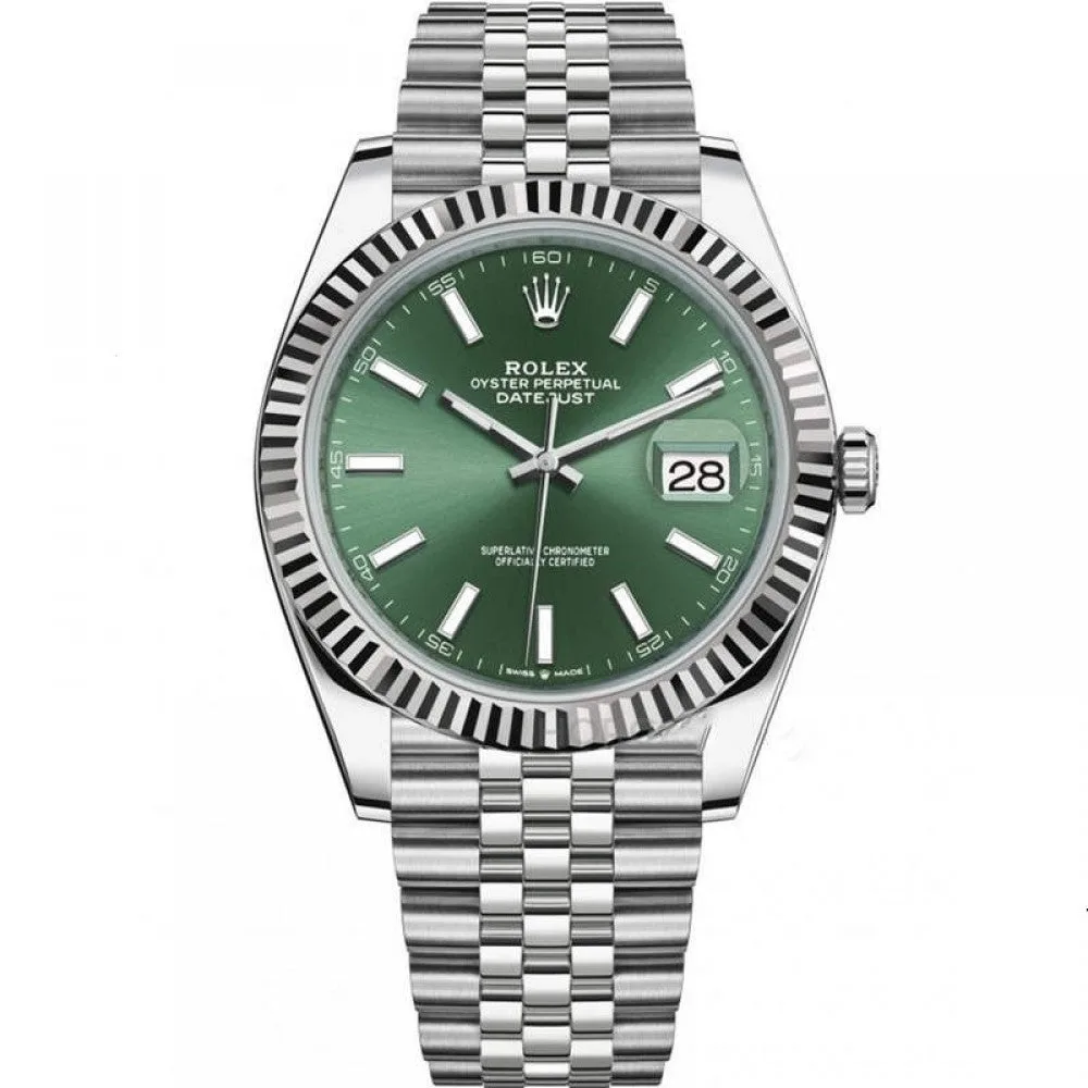 Rolex Datejust Green Dial Automatic Men s Jubilee Watch 126334