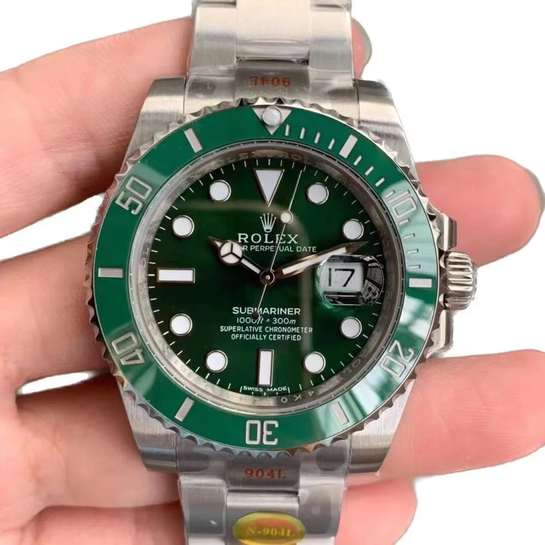 Rolex Submariner Hulk Green Dial Steel Men s Watch 116610LV